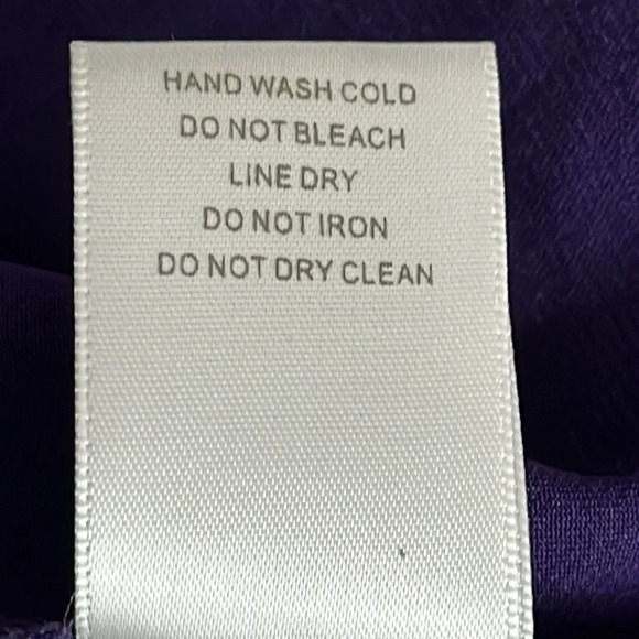 Dress Barn Embellished & Layered Cap Sleeve Shift Dress in Purple - Size 14 - Picture 7 of 7